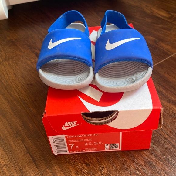 Nike Kawa slide - toddler 7C - gently used - Picture 1 of 7